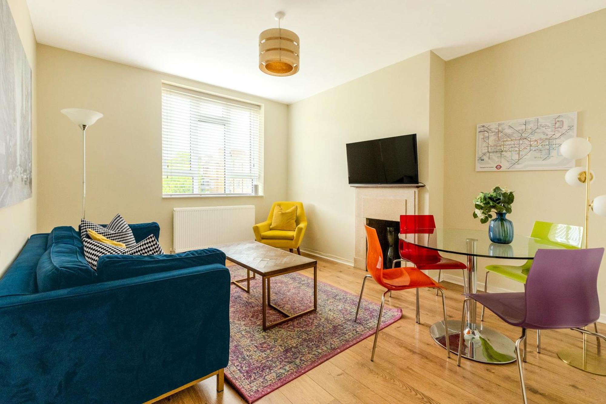Bright Modern 1 Bedroom Flat, 5 Min To Vauxhall St Apartment